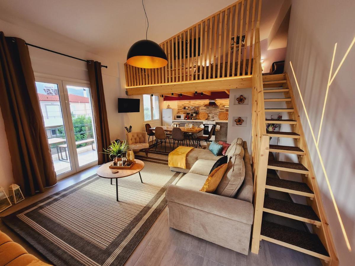 Luxury Loft Apartment Yiota Patras Exterior foto